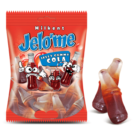 Jelo'me Fruit Flavored Gummy Cola Candy