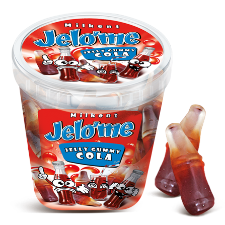 Jelo'me Fruit Flavored  Gummy Cola Candy